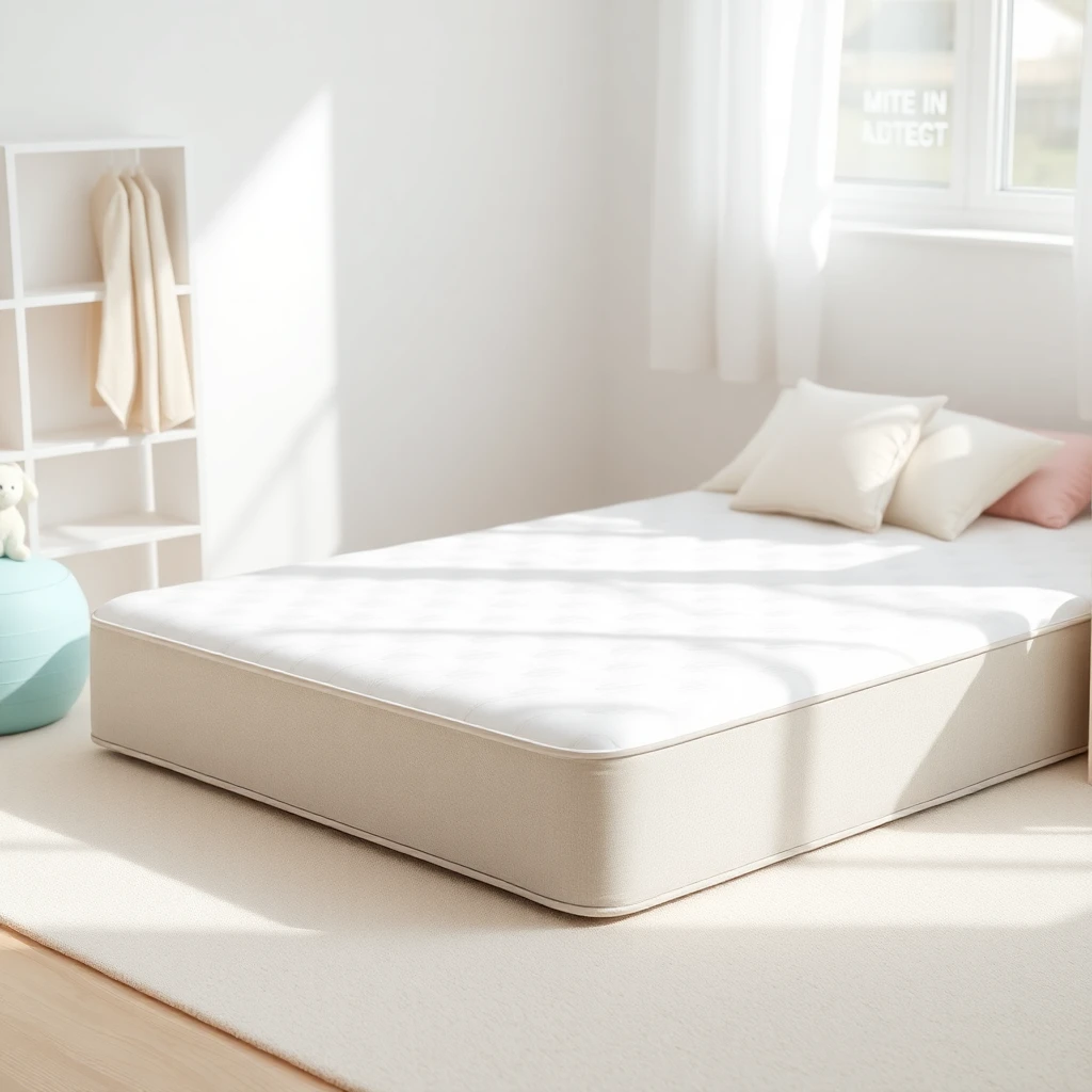 Colchón infantil con protección hipoalergénica